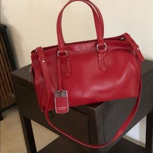 RALPH LAUREN Leather Satchel